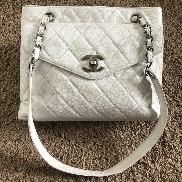 CHANEL Handbags - Chanel timeless Matelasse caviar skin tote bag